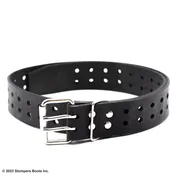 Belt 2 Inch Double Tongue Black