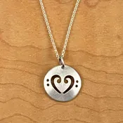 Bass Clef Pendant