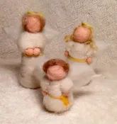 Kit: Needle Felted Nativity Angels — Welcome to Esther's Place