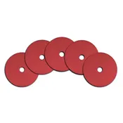 10" Red Floor Scrubbing Pads - Case of 5