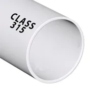 1/2 in. x 4 ft. Class 315 PVC Pipe (Sold in 4 ft. increments) | PP005-315-4FT