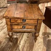 (1/2) Southern Pines End Table w Drawers