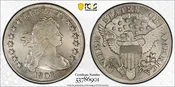 1802/1 Draped Bust Silver Dollar, VF Details PCGS (24070).