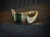 Green Tourmaline Ring