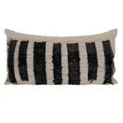 15" X 29"  DISTRESSED LUMBAR PILLOW