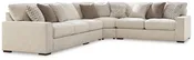 Abberson - 4-Piece Sectional - Oatmeal