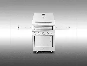 K500HT Hybrid Fire Freestanding Grill