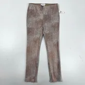 Anthropologie Women's Rose Gold Metallic High Rise Slim Pants NWT Size 29