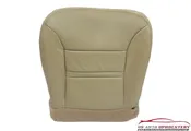 00 01 Ford Excursion Limited Diesel Driver Side Bottom Leather Seat Cover TAN