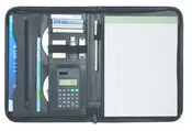 Horizon Padfolio w/Calculator, Zipper and USB Holder