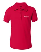 French Toast Girl’s SS Picot Polo