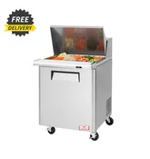 28" Megatop Sandwich Prep Table W/ 12 pans