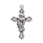1.14" Silver Tone First Holy Communion Cross