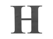 part# 10-SL-H Bare Steel Letters