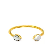 Charlotte Cuff in Pear: Silver