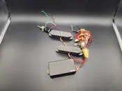 3x EMG Active Pickups set. (1x EMG-81 Humbucker, 2x Alnico Single Coil)
