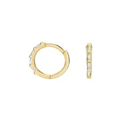 Baguette Huggie Hoops