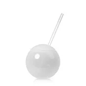 20 oz. Tumbler Ball Cup with Straw