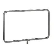 11"W x 7"H Sign Holder w/ 1/4" and 3/8" Fitting