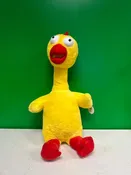 37'' Plush Yellow Screeching Chicken