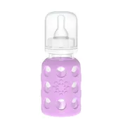 4oz Glass Baby Bottle-Lavender