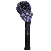 Argyle Pom Pom - Black / Purple