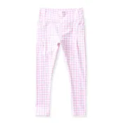 Active Leggings - Pink Gingham