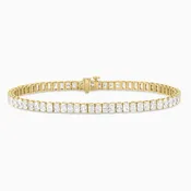 10.01 Carats Radiant Lab Grown Diamond Tennis Bracelet