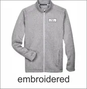 City of Woodstock Men's Bristol Full-Zip Sweater Fleece Jacket