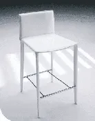 04.25C Linda Leather Counter Stool by Bontempi