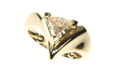1.02ct Diamond Trillion Solitaire Ring