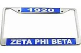 1920 Founder Plate Frame - Zeta Phi Beta