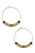 Beaded Hoops Warm