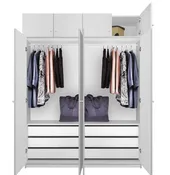 Alta Tall Wardrobe Closet Package - 6 Drawer Wardrobe