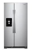 33-inch Wide Side-by-Side Refrigerator - 21 cu. ft.- WRS321SDHZ | Appliances 4 Less