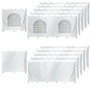 10' x 100' Party & Canopy Tent Premium Blockout Sidewall Kit