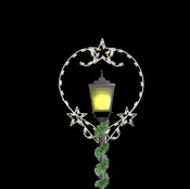 5' Scroll with Stars | Holiday Outdoor Decor