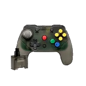 Brawler64 Wireless Edition (Smoke Gray) Controller for N64