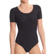 Commando - Butter Short Sleeve Bodysuit Black