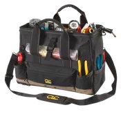 16" Tool Bag with Top-Side Plastic Parts Tray