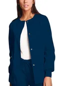 Cherokee Snap Front Scrub Jacket #4350CCA