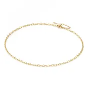 14K Gold-Filled Dainty Paperclip Chain Necklace