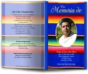 Acapulco Funeral Program Template