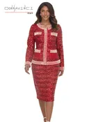 Donna Vinci  2pc. Jacket & Skirt Set, Style 12234