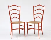 Gio Ponti "Ferrante" Ladder Back Chair