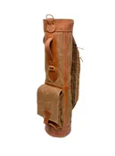 8" Classic Staff Style Golf Bag - Waxed Canvas