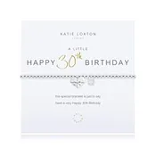A Little Happy 30th Birthday Bracelet