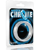 1.75in Wide Chrome Band Ring