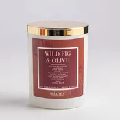Mixture Gold Lid Soy Cylinder Candle - No 62 Wild Fig & Olive