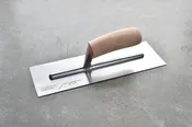 12 x 4 Finishing Trowel Wood Handle Square